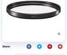 Sigma 82mm WR UV Circular FIlter new