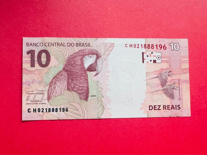 Brazil  10  Reals. 2010  Pick  254. Uncirculated