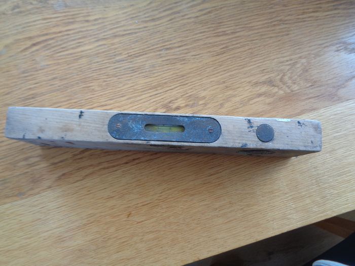 Vintage  Hand Made Carpenters Spirit level for Sale