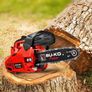 BU-KO 26 cc Lightweight 3.5kg - Top Handled Petrol Chainsaw | 3 Chains and 10" Bar Included | Cover Bag and Full Safety Gear Image 5