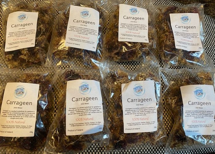 Irish moss organic Carrageen seaweeds 100 % natural superfood