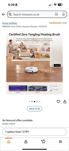 NARWAL Freo X Plus Vacuum