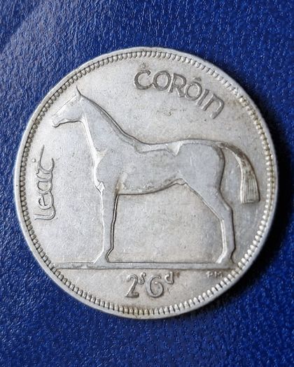 Ireland 1930 Silver Half Crown coin