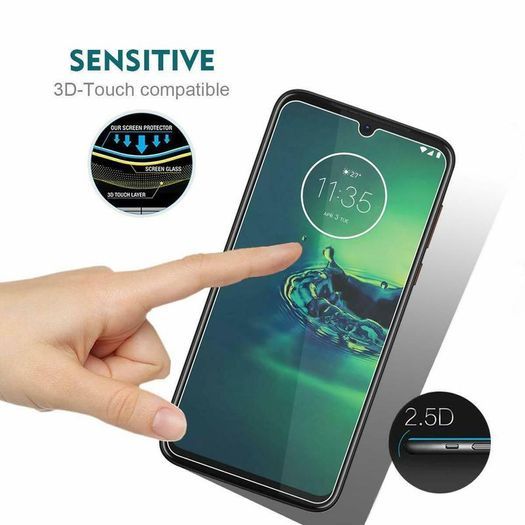For Motorola Moto G8 Plus Tempered Glass Premium Screen Protector Guard Film New - FHT09MTG