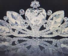 Bride's Designer Crystal Head piece