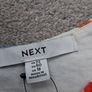 Brand New with tags UK16 Next White 100% Cotton Bubble Hem Mini Skirt Image 7