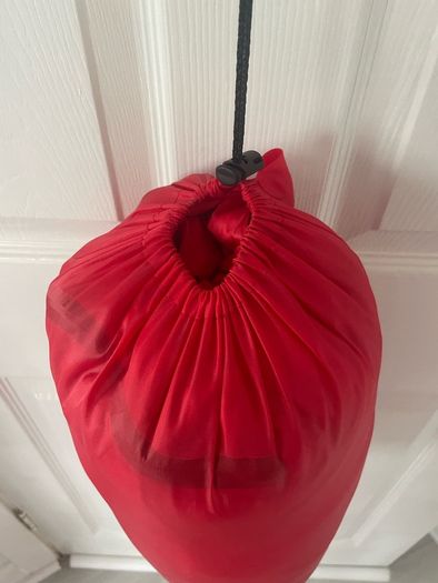 Red Proaction sleeping bag