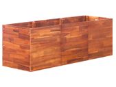 Garden Raised Bed Acacia Wood 150x50x50 cm