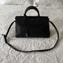 Saint Laurent Cabas Rive Gauche Black Leather Bag Image 3