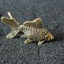 3 brass Animals,. Solid brass. Image 8