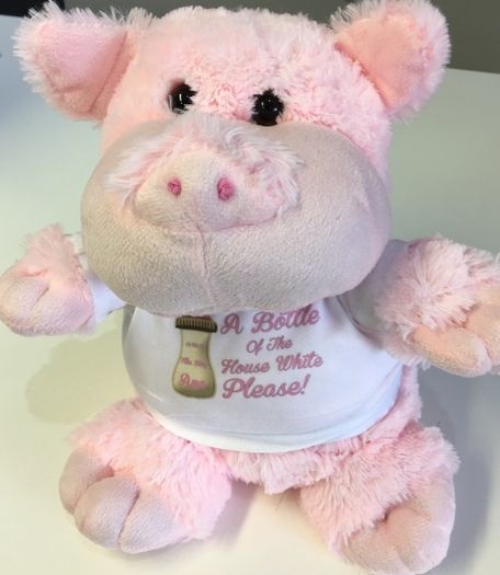 Personalised Photo Pippa Pig Crazy Critter cuddly soft toy with your photo and text