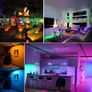 GU10 LED Bulbs, 5W Dimmable Colour Changing Spot Light Bulb with Remote, RGB+ Warm White (2700K), Timing, Double Memory (4 Pack) [Energy Class A+] Image 3