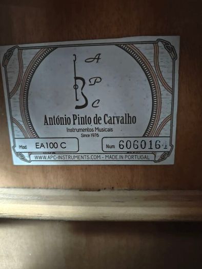 Antonio Pinto de Carvalho Acoustic Guitar