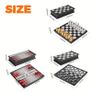 Mini Magnetic Chess Board Game Toys Folding Magnetic Plastic Chessboard Portable Interactive Toy for Kids Adult Birthday Gift Image 2