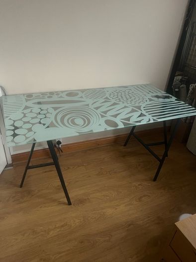 glass table