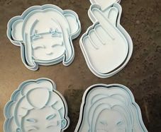 K-Pop Warriors cookie cutter kit! Made from food-safe, biodegradable, and non-toxic PLA.