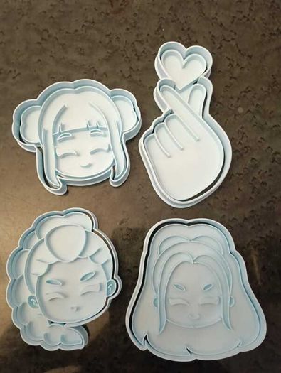 K-Pop Warriors cookie cutter kit! Made from food-safe, biodegradable, and non-toxic PLA.