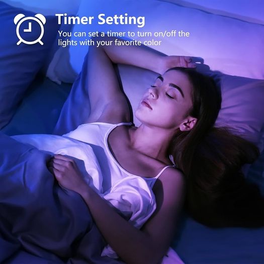 LED Strip Lights 30M, Music Sync Color Changing RGB LED Strip with Remote, Sensitive Built-in Mic, App Controlled LED Lights, RGB LED Light Strip(APP+Remote+Mic)