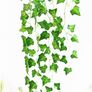 84Ft 12 Pack Artificial Ivy Garland Fake Plants, Vine Hanging Garland, Hanging for Home Kitchen Garden Office Wedding Wall Decor (FREE POSTAGE) Image 3