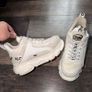 Buffalo London CLD Chai Chunky Platform Trainers White/Off White EU39 UK6 Image 4