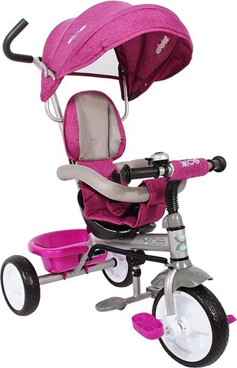 Easy Steer Pedal Tricycle Buggy Stroller with Oxford Cloth (FREE POSTAGE)