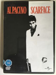 Scarface (Brian De Palma Film) [1983] Al Pacino, Steven Bauer, Michelle Pfeiffer, Mary Elizabeth Mastrantonio & F. Murray Abraham [1xMovie DVD]