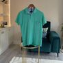 Boys Green Tommy Hilfiger Polo Shirt Image 5