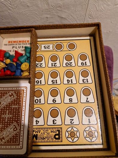 1930's Plus Minus board game - Complete
