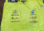 Mercedes Tommy Hilfiger F1 Formula 1 team high visibility tshirt