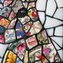 Handmade Framed Mosaic Rabbit/Hare Image 3