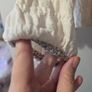 Zara girls cream textured blouse - age 5 Image 3
