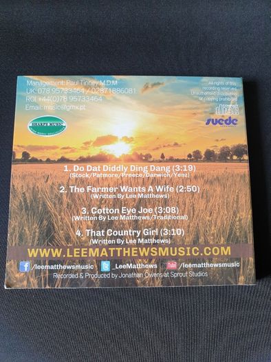 Lee Matthews CD Do Dat Diddly Ding Dang
