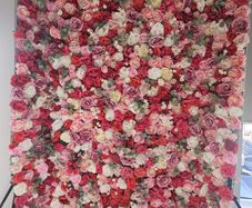 communion flower wall event hire