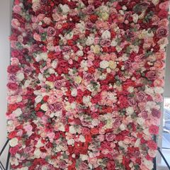 communion flower wall event hire