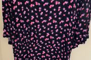 New Look Maternity Black Floral Short Sleeve Top