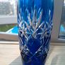 Japanese Kagami Edo Kiriko Crystal Vase Image 4