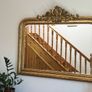 Golden Rustic Carved Wall Mirror Image 2