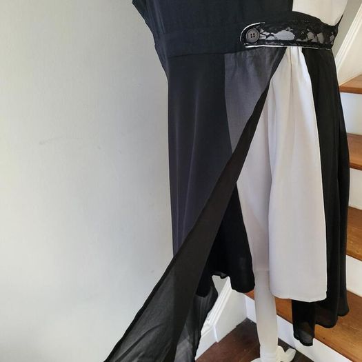 Shein black & white dress, Size 2XL / UK20