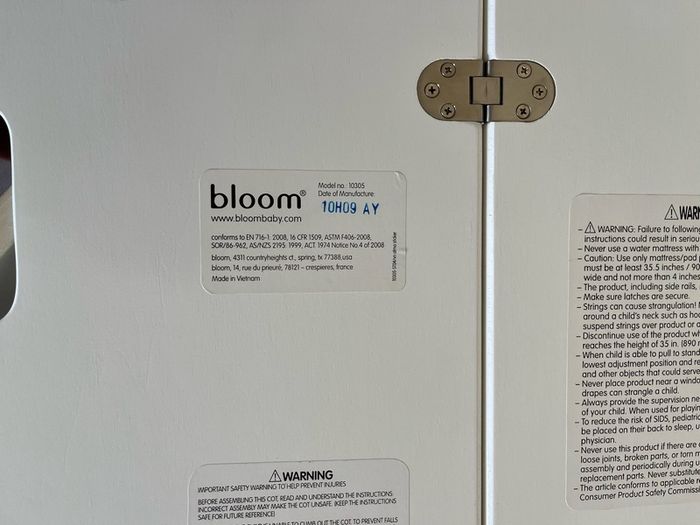 Bloom mini roller cot