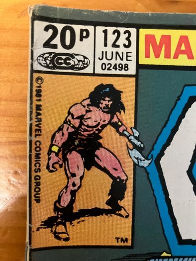 Comic: 'Conan The Barbarian' no. 123 (June 1981)