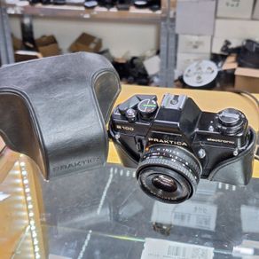 Praktica B100 electronic Pentacon 50mm f/2.4 MC SLR 35mm Film Camera