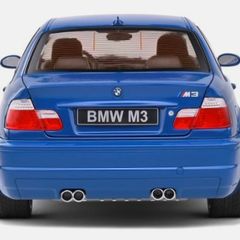 BMW E46 M3 2000 Laguna Blue 1/18 New In Box