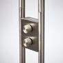 LED floor uplighter/reading lamp, dimmable/nickel-plated, 180 cm Image 6