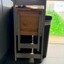 Set of 4 Folding Wooden Dining Chairs Like New / Never Used Image 3
