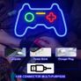 Game Neon Sign(16"x10.8"),Cisteen Gamepad Neon Light Sign with Acrylic Board, USB Powered Led Wall Light Decorations,Gaming Neon Lights for Bedroom,Game Room,Man Cave,Bar,Party (FREE POSTAGE) Image 4