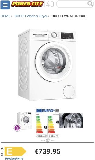 Bosch Washing Machine.