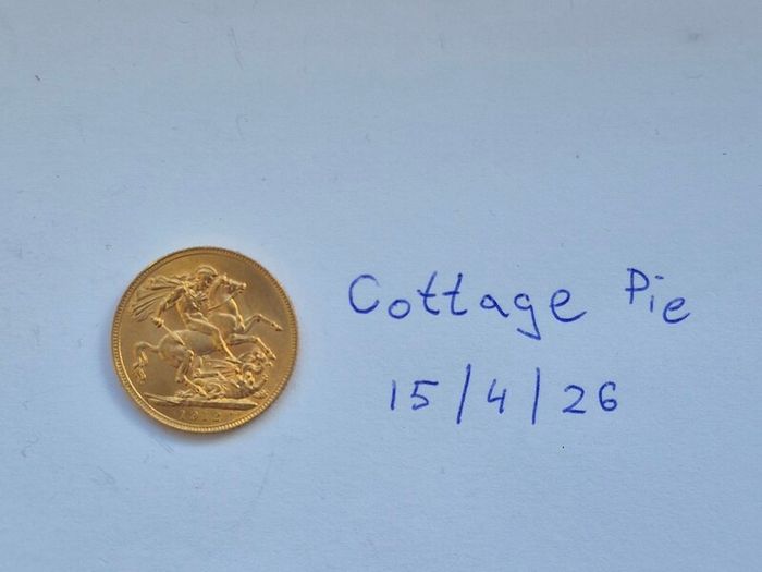 1912 UK Sovereign Gold Bullion Coin