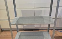 3  ikea shelving unit HYLLIS