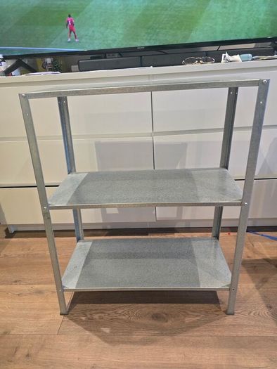 3  ikea shelving unit HYLLIS