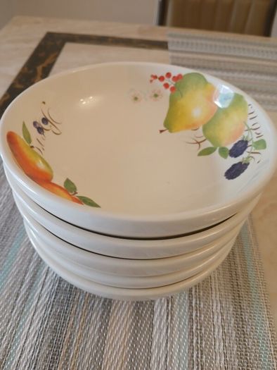 9 x Price & Kensington Country Fruits Cereal Bowls